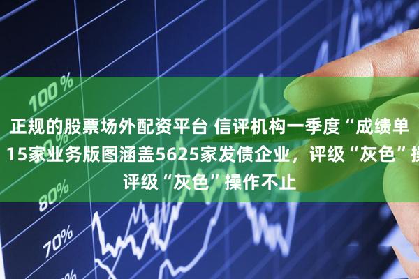 正规的股票场外配资平台 信评机构一季度“成绩单”出炉：15家业务版图涵盖5625家发债企业，评级“灰色”操作不止